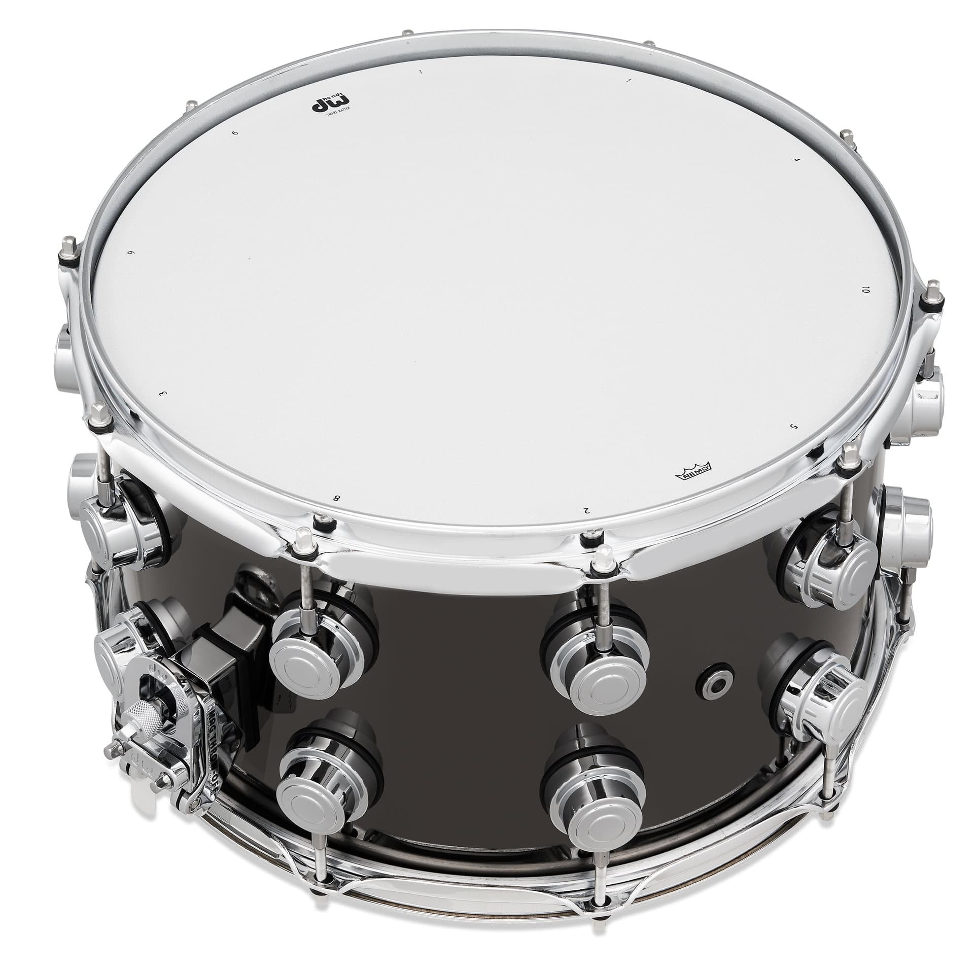 Trống Snare DW Collector's Series Black Nickel over Brass 8"x14"-Mai Nguyên Music