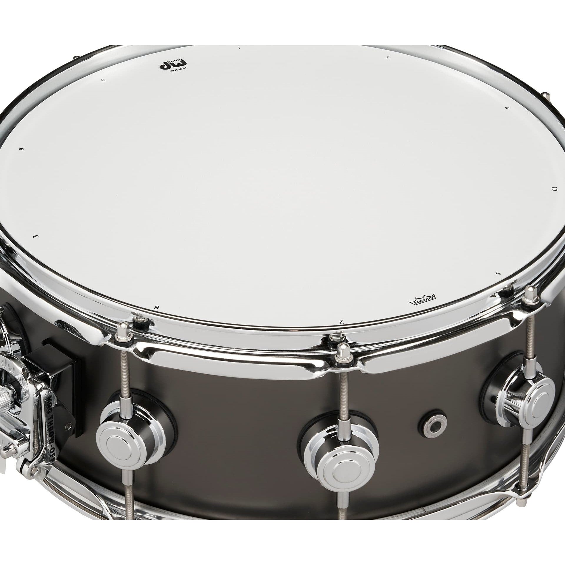 Trống Snare DW Collector's Series Metal Brass 5.5"x14" - Satin Black-Mai Nguyên Music