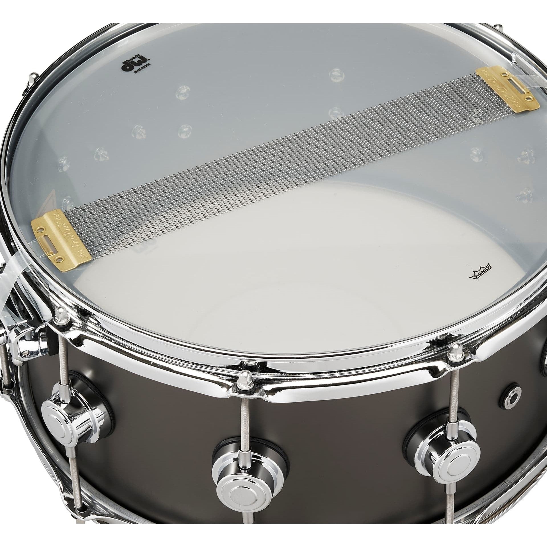 Trống Snare DW Collector's Series Metal Brass 6.5"x14" - Satin Black-Mai Nguyên Music