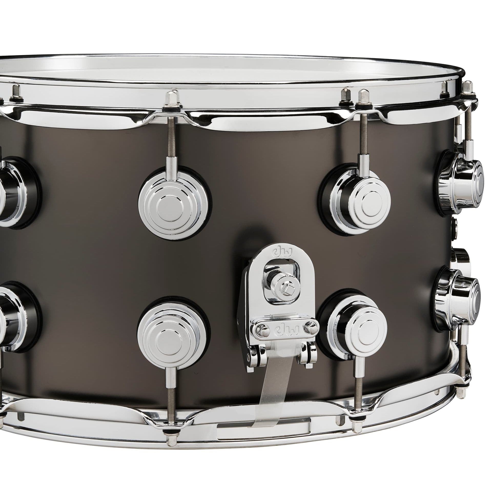 Trống Snare DW Collector's Series Metal Brass 8"x14" - Satin Black-Mai Nguyên Music