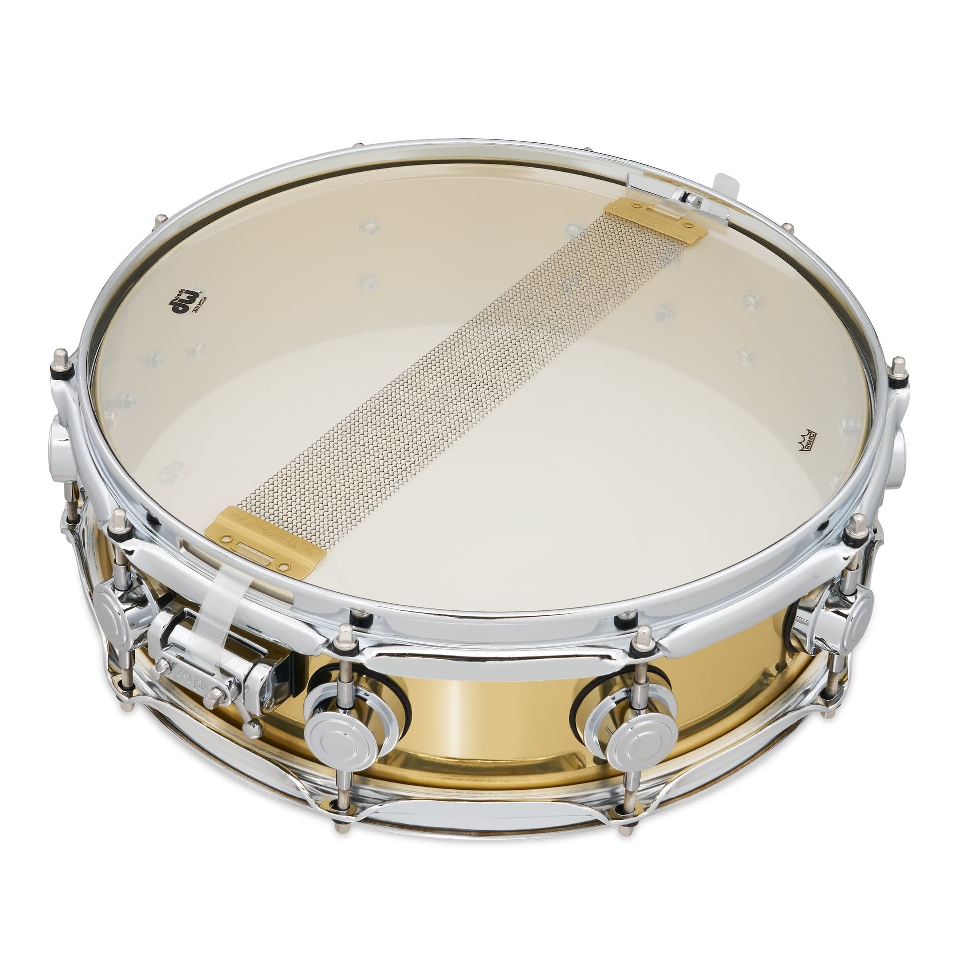 Trống Snare DW Collector's Series Polished Brass 4"x14"-Mai Nguyên Music