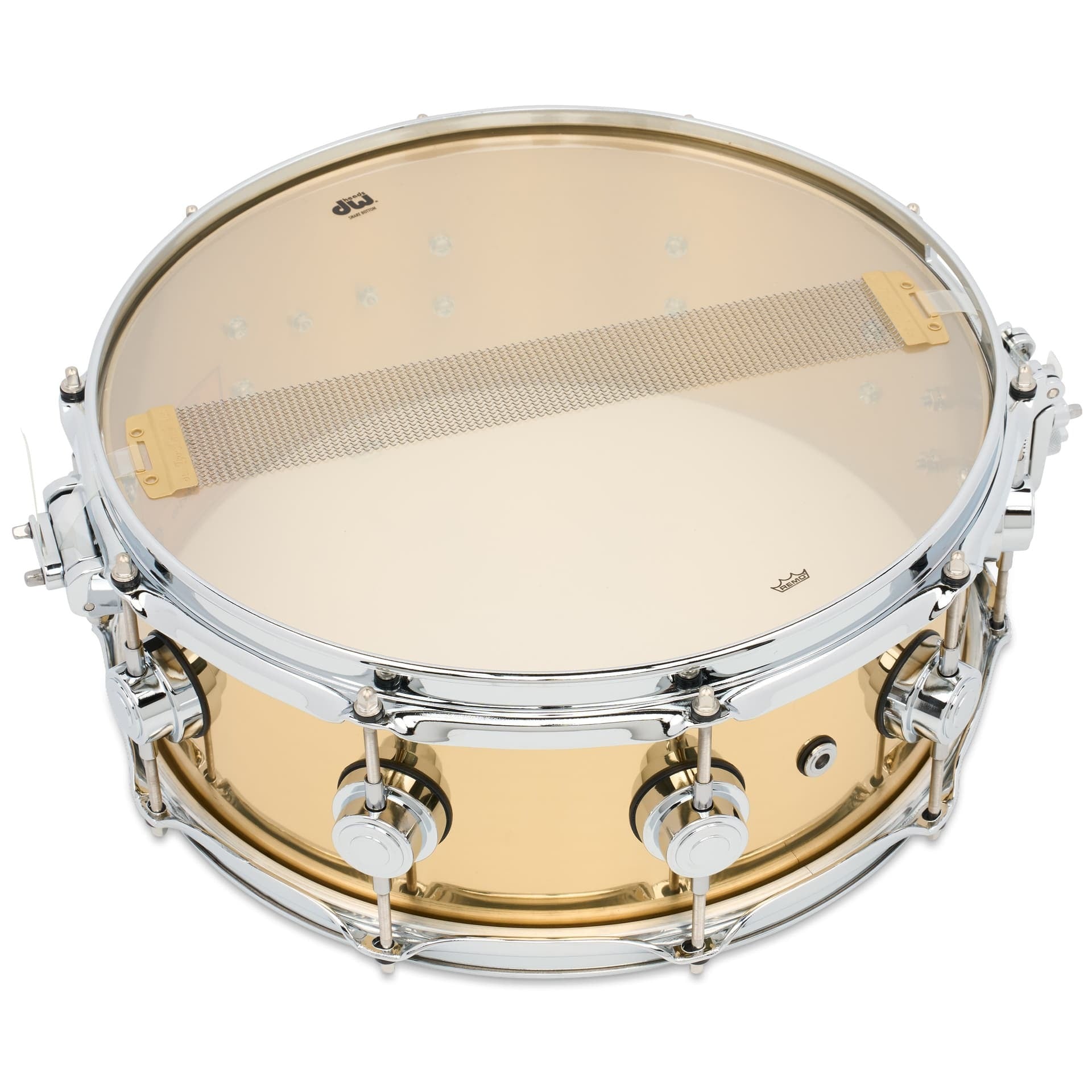 Trống Snare DW Collector's Series Polished Brass 5.5"x14"-Mai Nguyên Music
