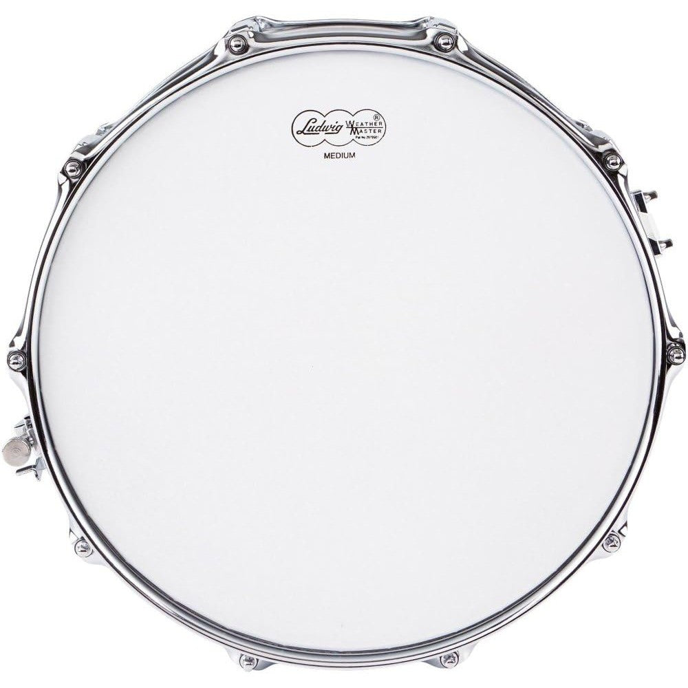 Trống Snare Ludwig LB402B 14"x6.5" Chrome Over Brass-Mai Nguyên Music