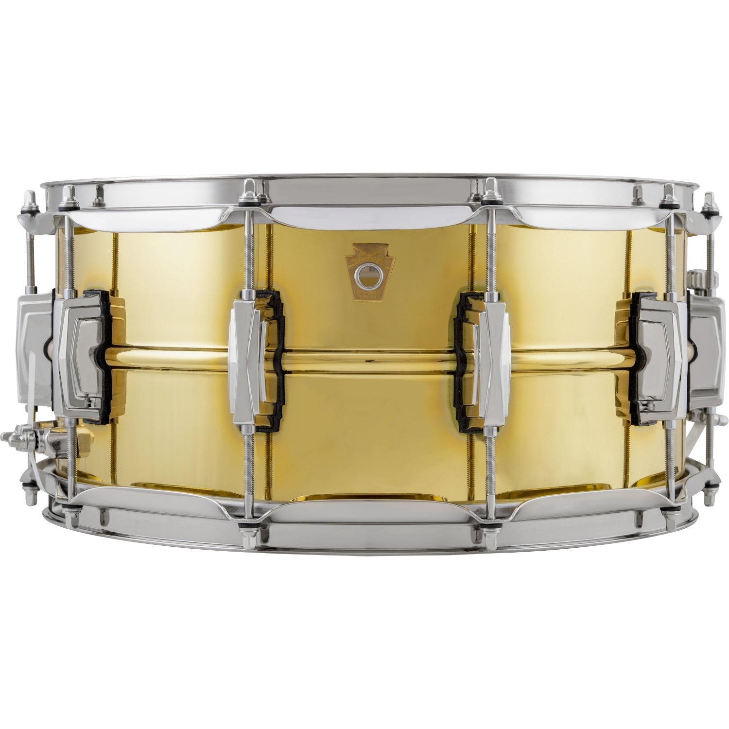 Trống Snare Ludwig LB403 14"x6.5" Super Brass-Mai Nguyên Music