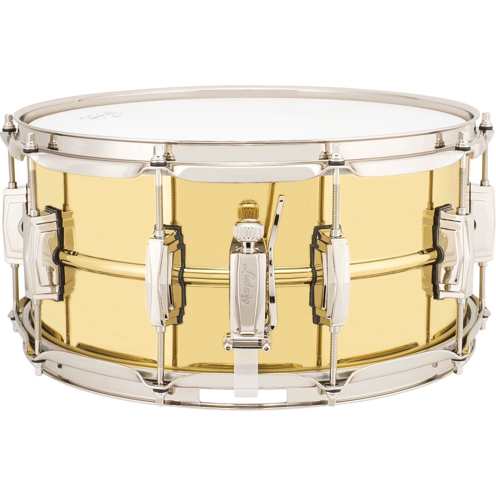 Trống Snare Ludwig LB403 14"x6.5" Super Brass-Mai Nguyên Music