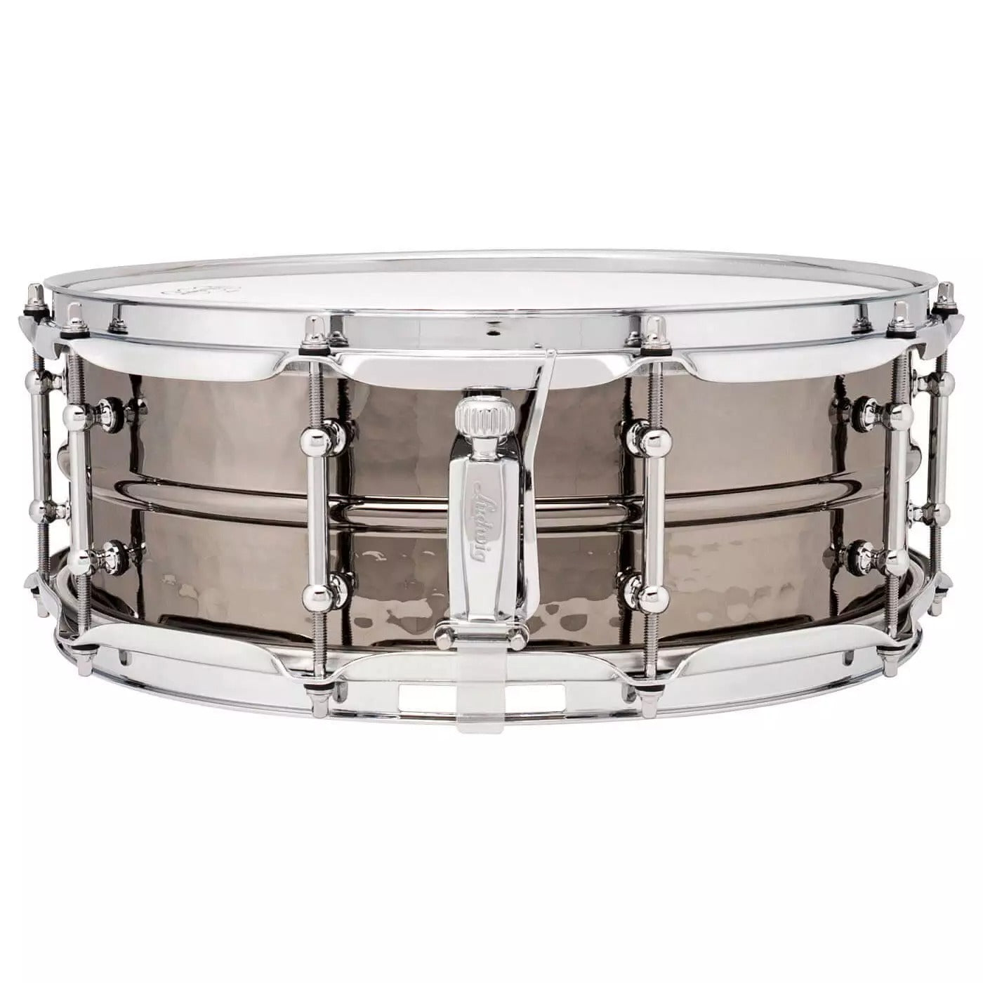 Trống Snare Ludwig LB416KT 14"x5" Hammered Black Beauty w/Tube Lugs-Mai Nguyên Music