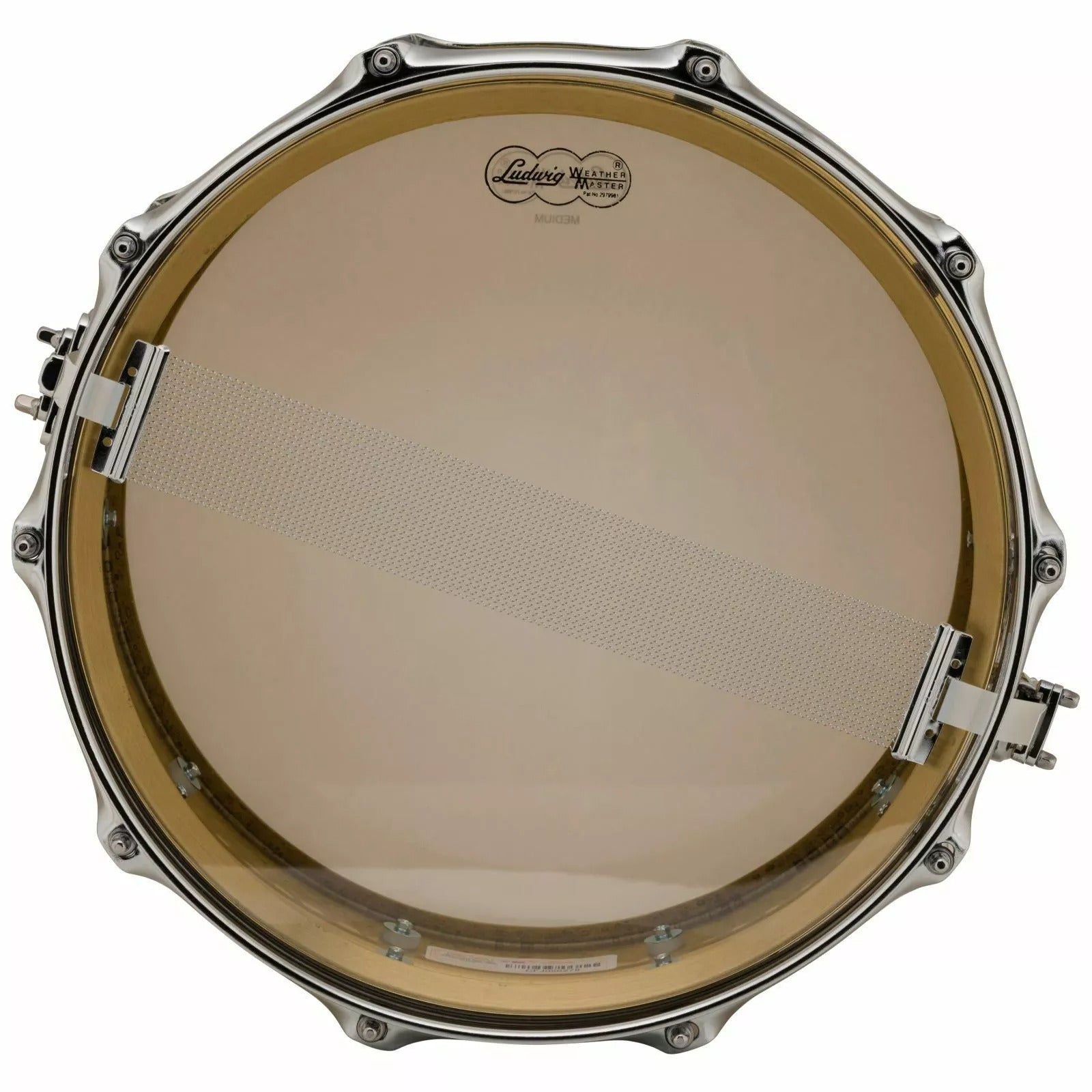 Trống Snare Ludwig LB420BKT 14"x5" Hammered Brass-Mai Nguyên Music