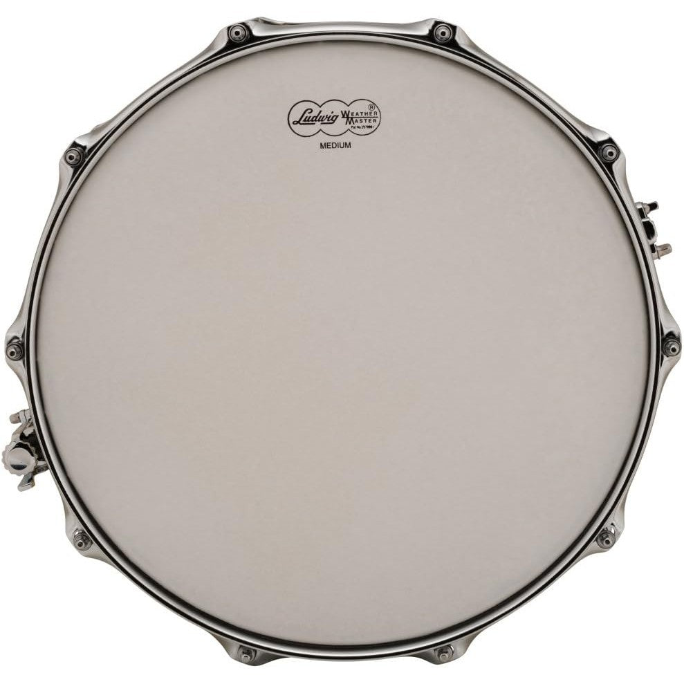 Trống Snare Ludwig LB422BKT 14"x6.5" Hammered Brass-Mai Nguyên Music