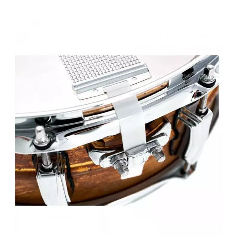 Trống Snare Ludwig LB454R 14"x5" Raw Brass Phonic-Mai Nguyên Music