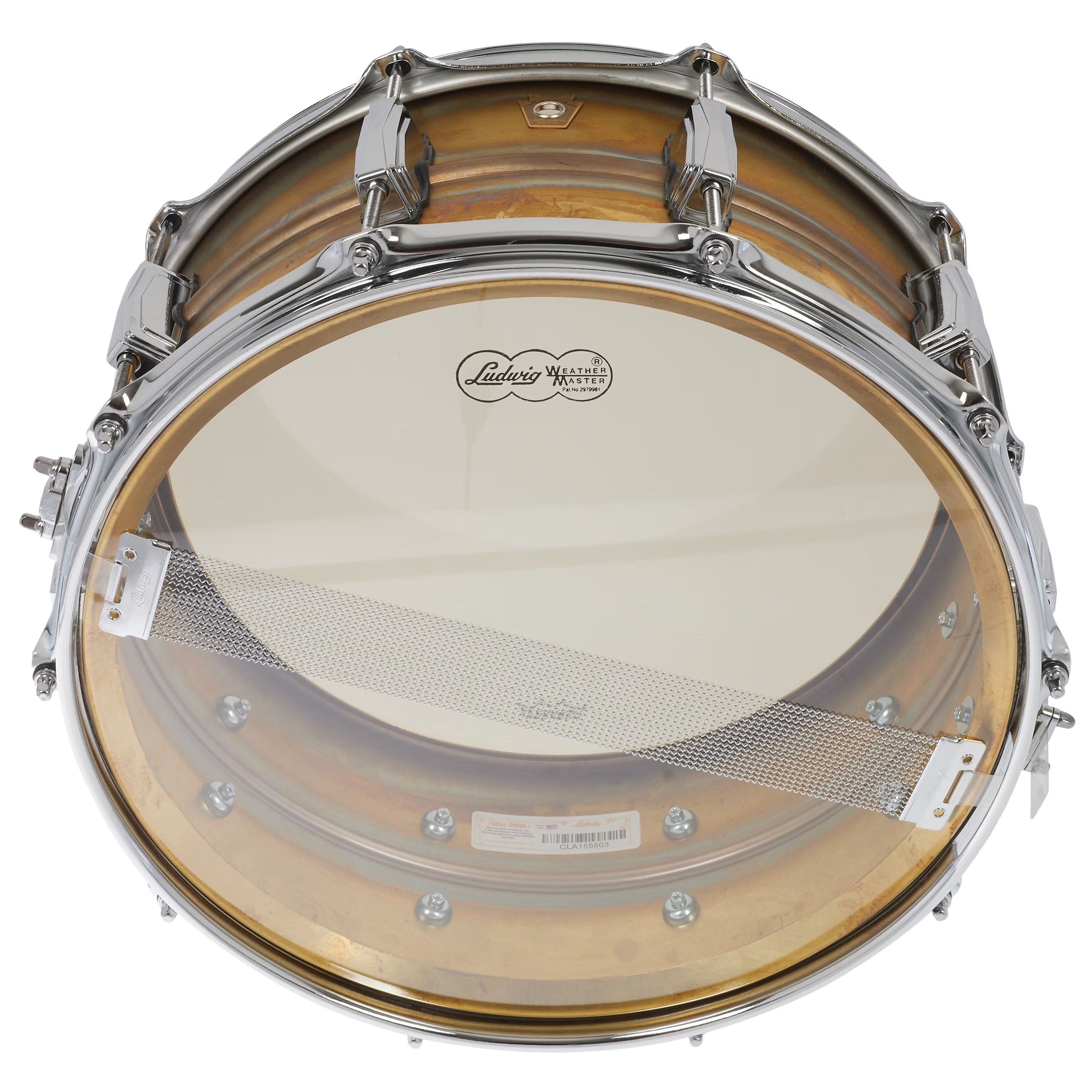 Trống Snare Ludwig LB464R 14"x6.5" Raw Brass Phonic-Mai Nguyên Music