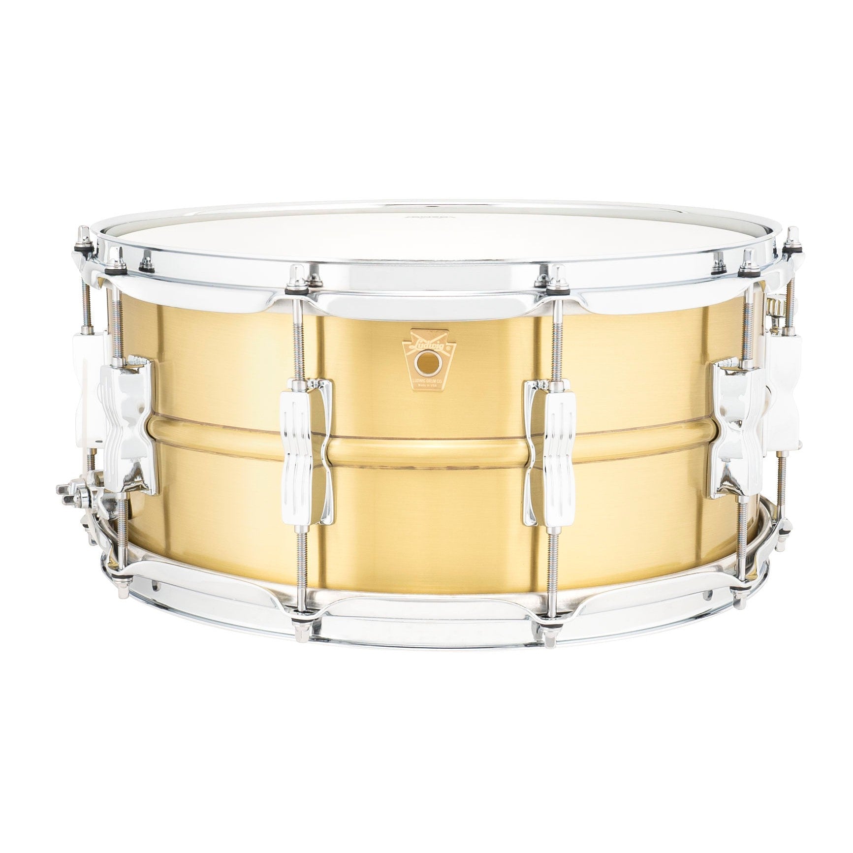 Trống Snare Ludwig LB654BM 14"x6.5" Acro Brass-Mai Nguyên Music