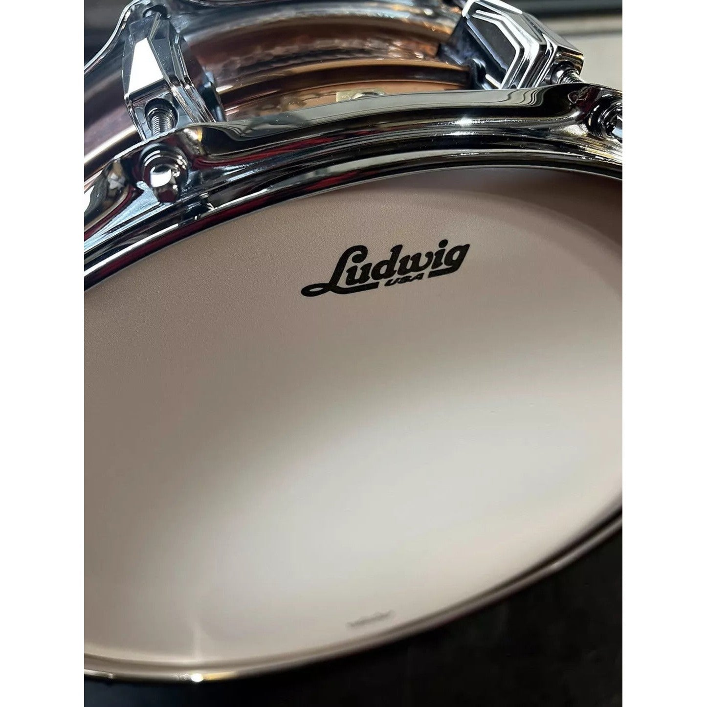 Trống Snare Ludwig LC660K 14"x5" Hammered Copper Phonic-Mai Nguyên Music