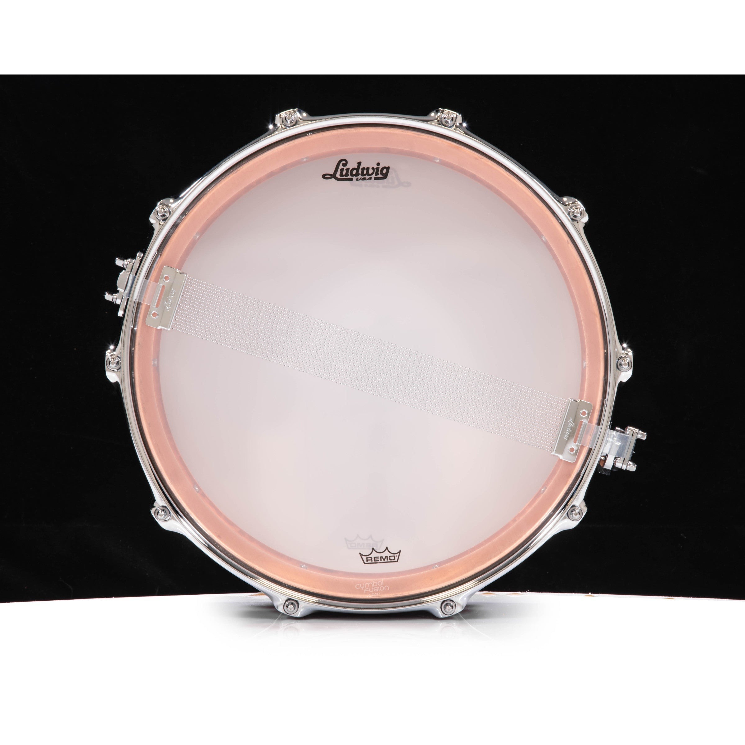 Trống Snare Ludwig LC661 14"x5" Raw Copper Phonic-Mai Nguyên Music