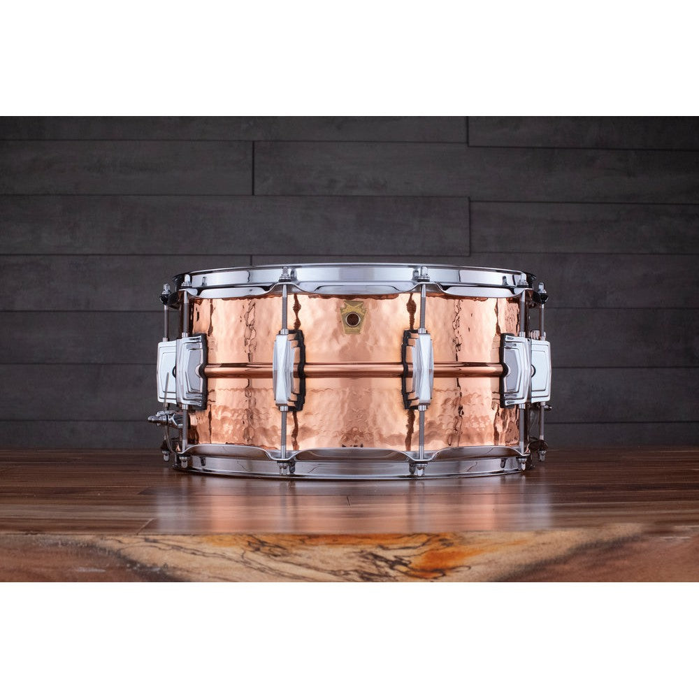 Trống Snare Ludwig LC662K 14"x6.5" Hammered Copper Phonic-Mai Nguyên Music