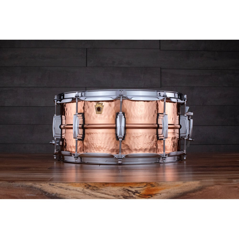 Trống Snare Ludwig LC662K 14"x6.5" Hammered Copper Phonic-Mai Nguyên Music