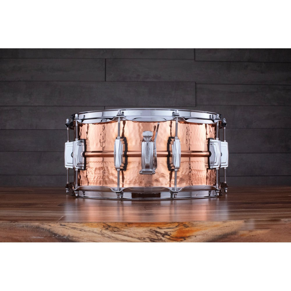 Trống Snare Ludwig LC662K 14"x6.5" Hammered Copper Phonic-Mai Nguyên Music