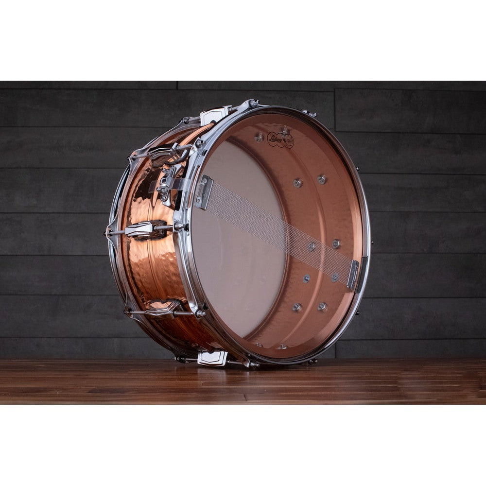 Trống Snare Ludwig LC662K 14"x6.5" Hammered Copper Phonic-Mai Nguyên Music