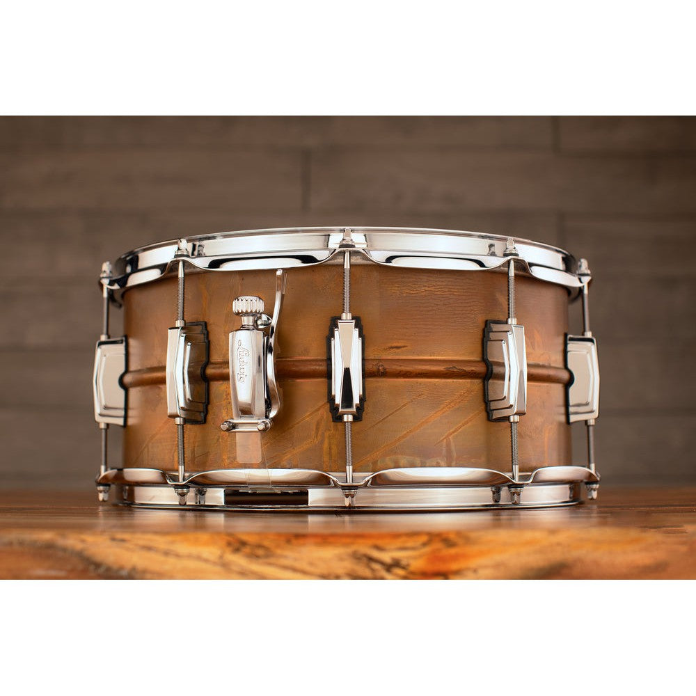 Trống Snare Ludwig LC663 14"x6.5" Raw Copper Phonic-Mai Nguyên Music