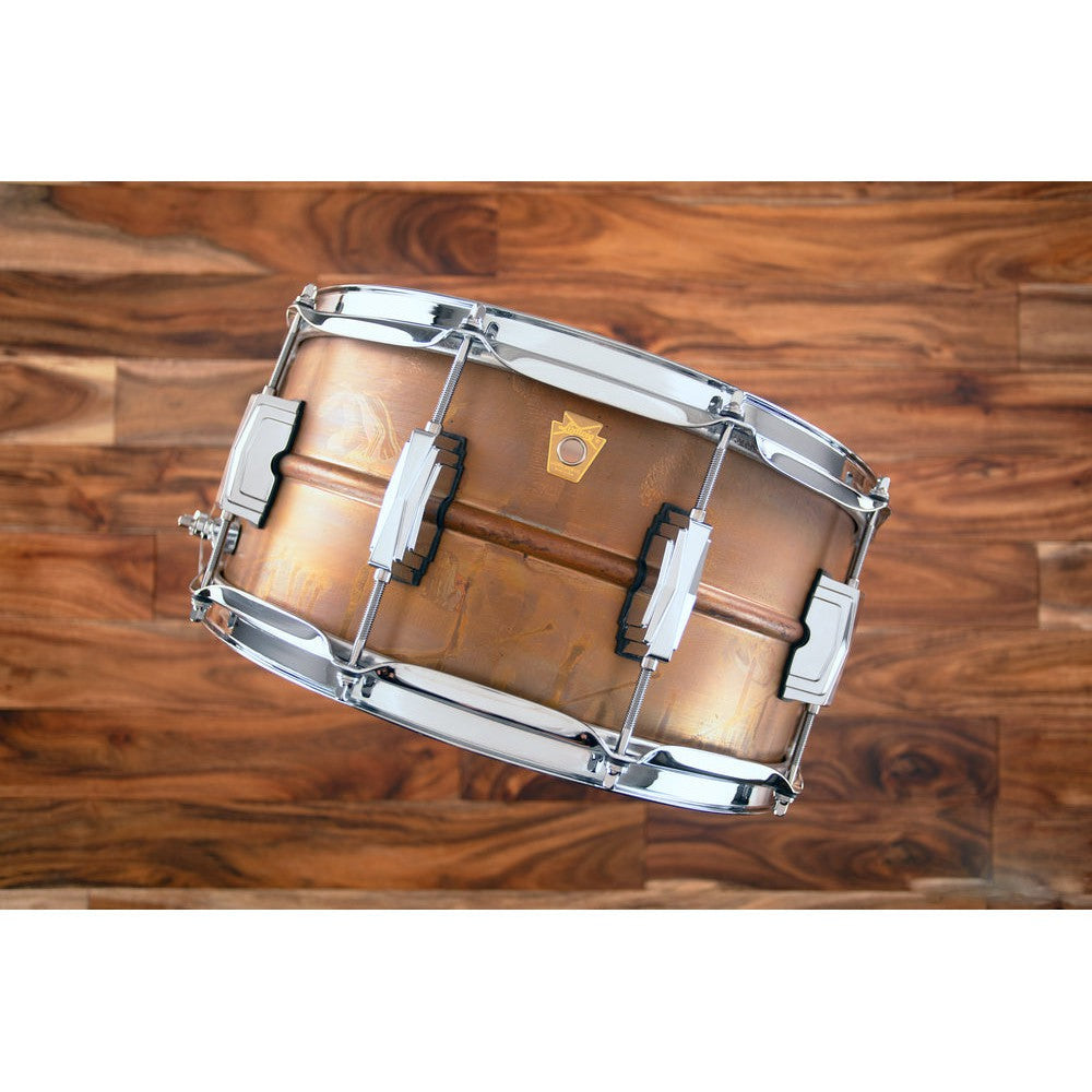 Trống Snare Ludwig LC663 14"x6.5" Raw Copper Phonic-Mai Nguyên Music
