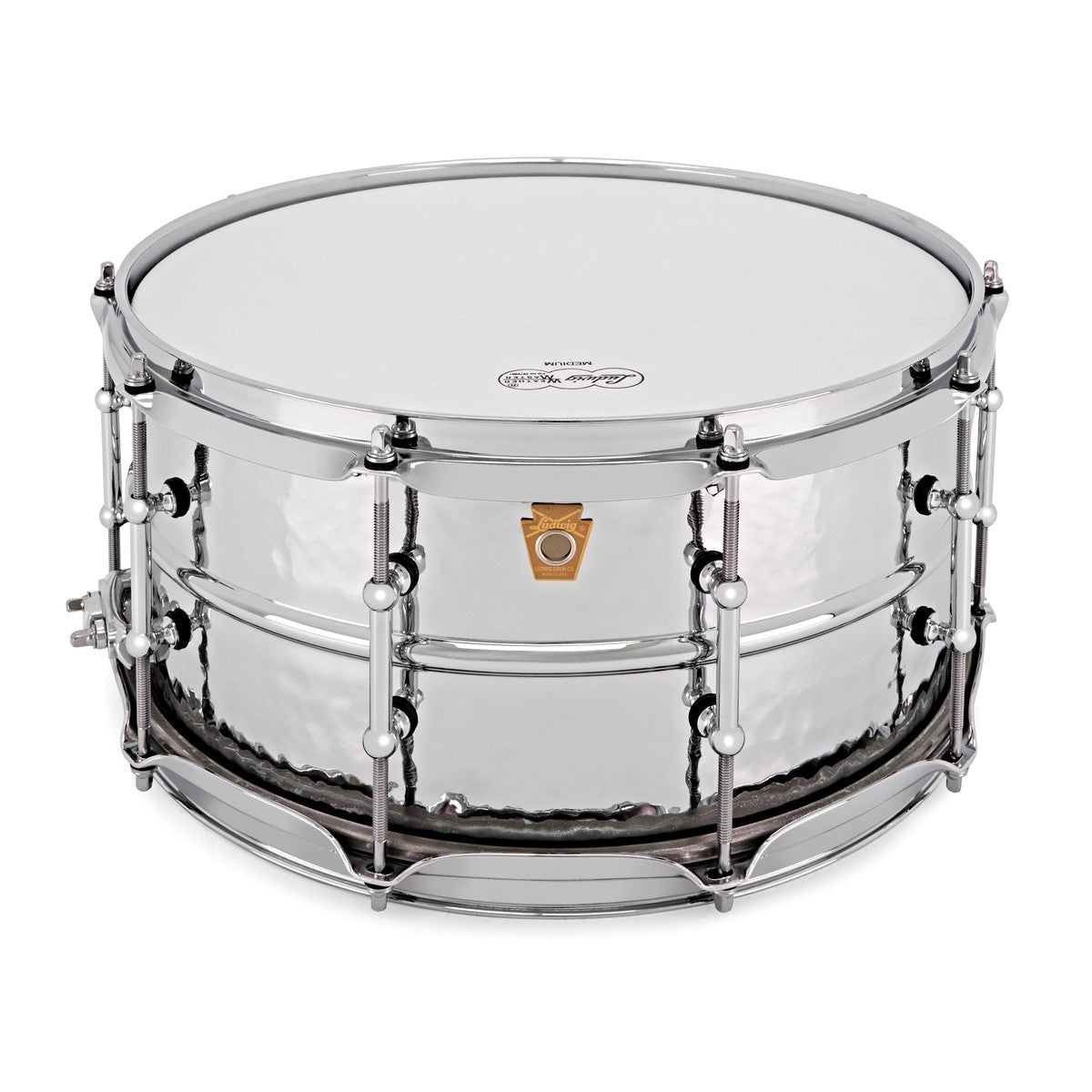 Trống Snare Ludwig LM402K 14"x6.5" Hammered Supraphonic-Mai Nguyên Music