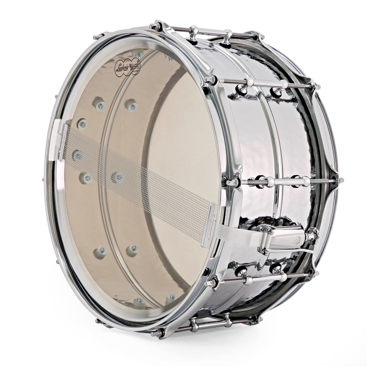 Trống Snare Ludwig LM402KT 14"x6.5" Hammered Supraphonic w/Tube Lugs-Mai Nguyên Music