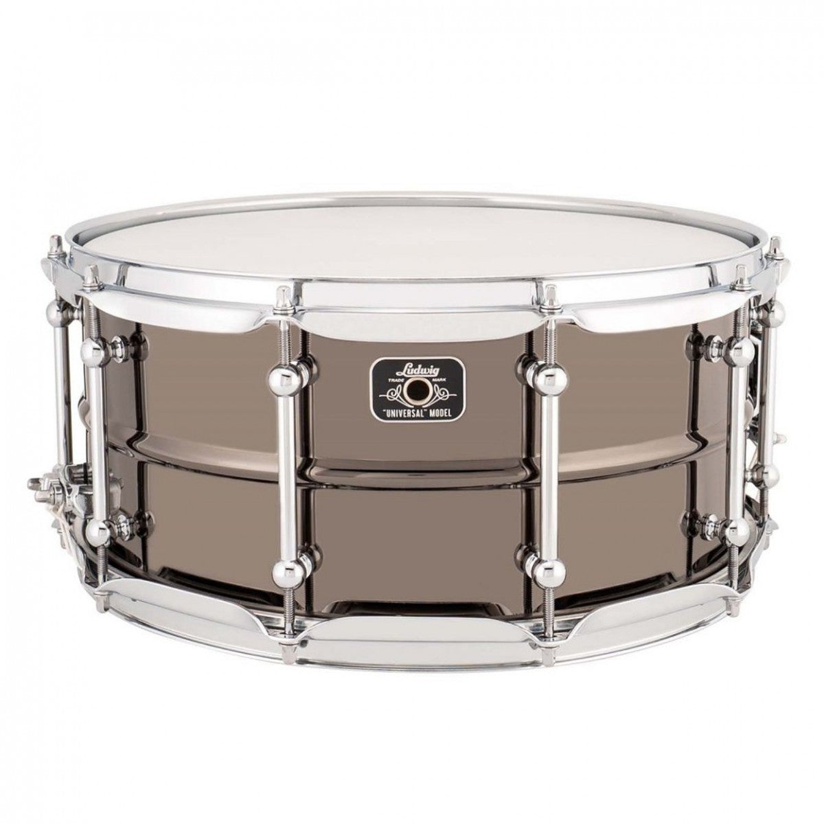 Trống Snare Ludwig LU0713C 13"x7" Brass Universal Metal-Mai Nguyên Music