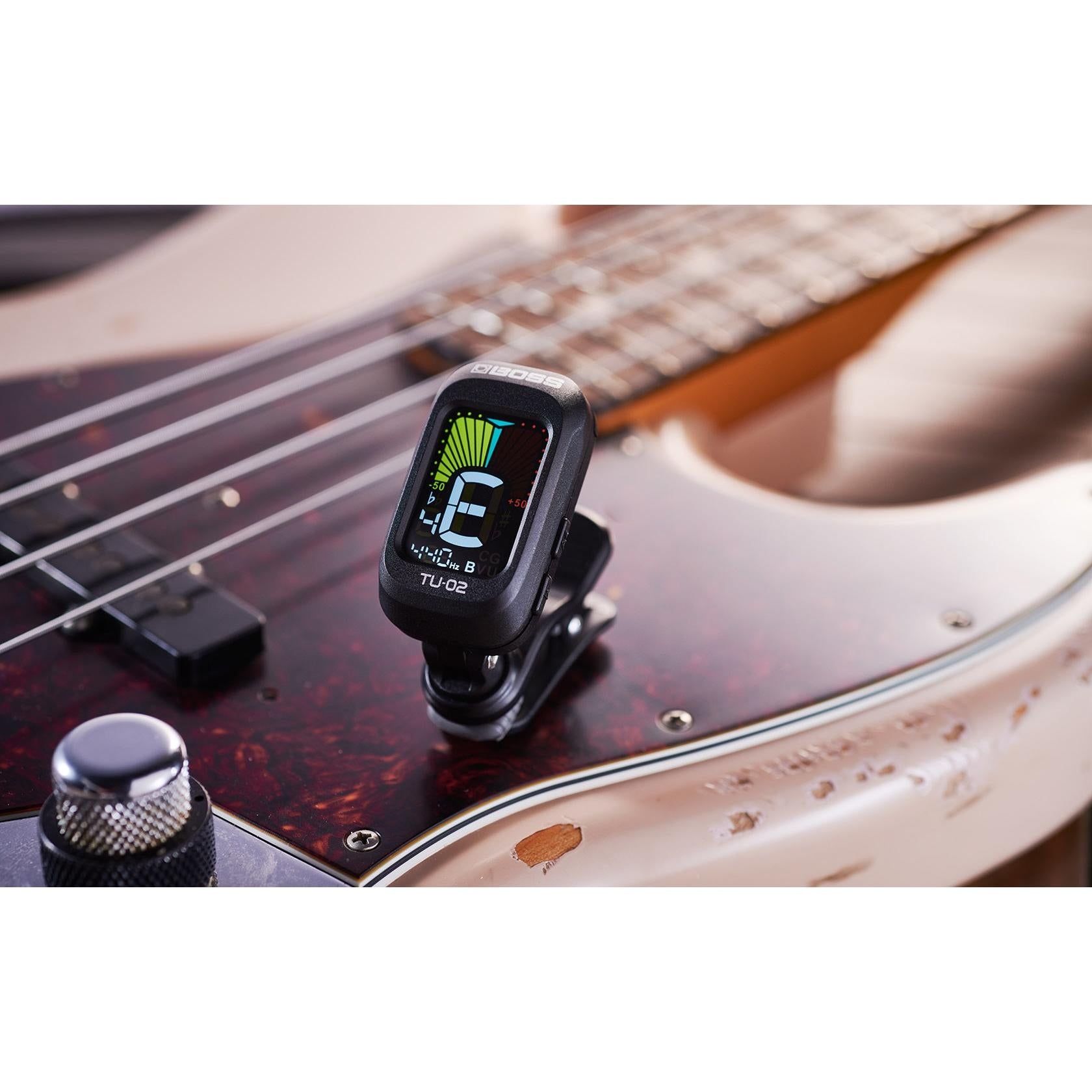 Tuner Guitar Boss TU-02 Clip-on Chromatic-Mai Nguyên Music