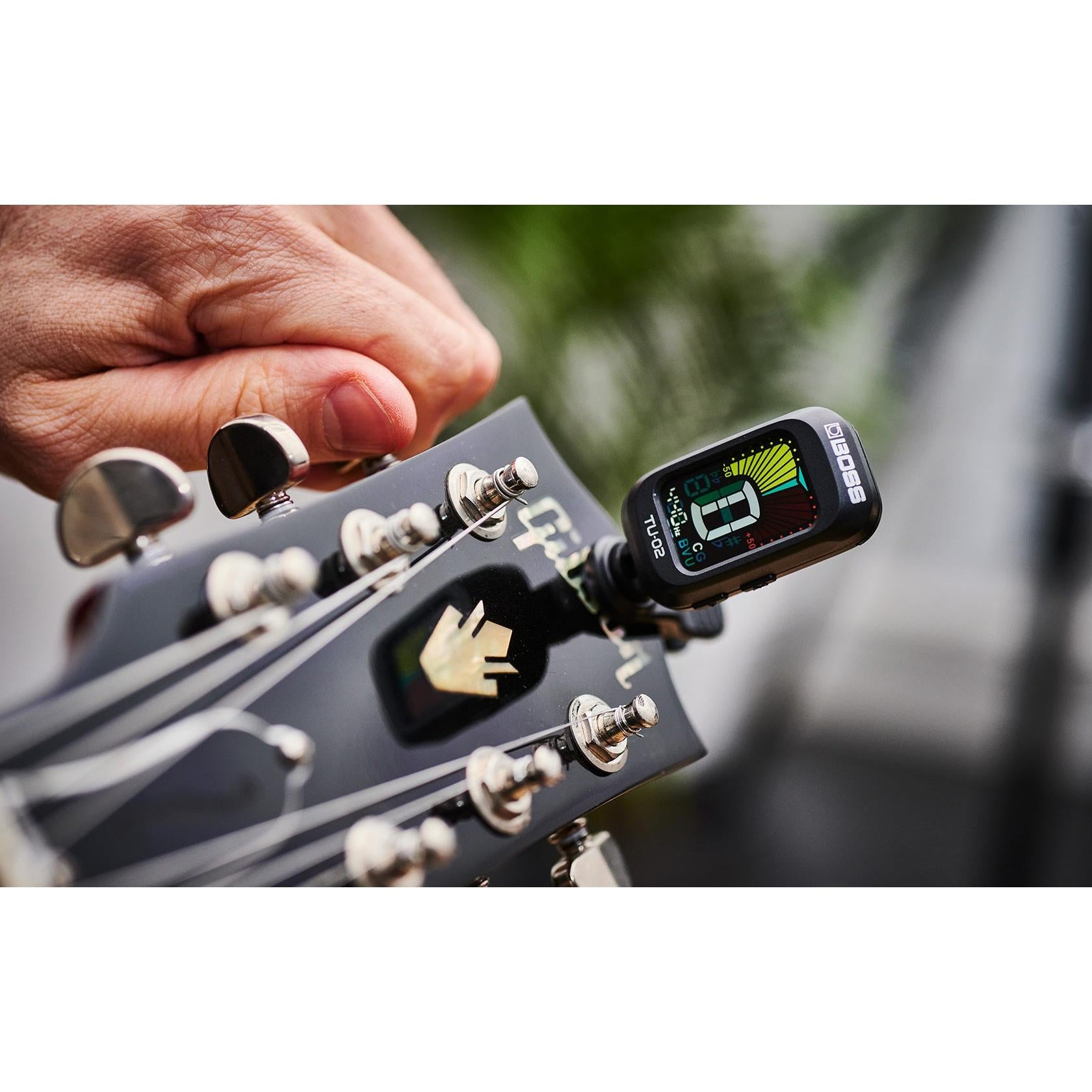 Tuner Guitar Boss TU-02 Clip-on Chromatic-Mai Nguyên Music