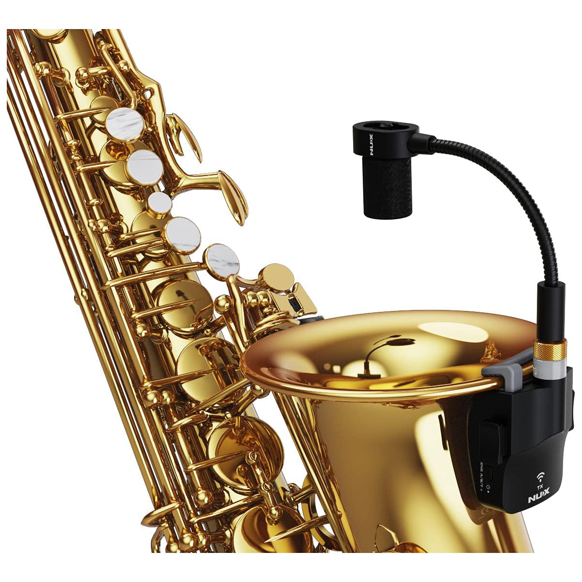 Wireless System cho Saxophone NUX B-6 2.4GHz-Mai Nguyên Music