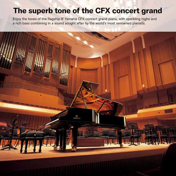 Trải nghiệm âm thanh của Yamaha YDP-164 giống như cây Piano đại dương cầm.