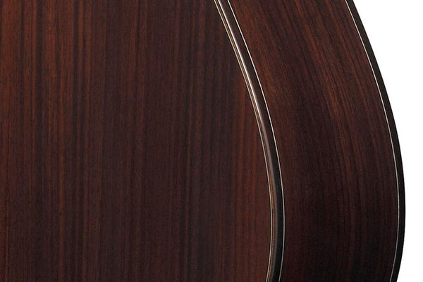 Mặt sau và mặt bên bằng gỗ rosewood