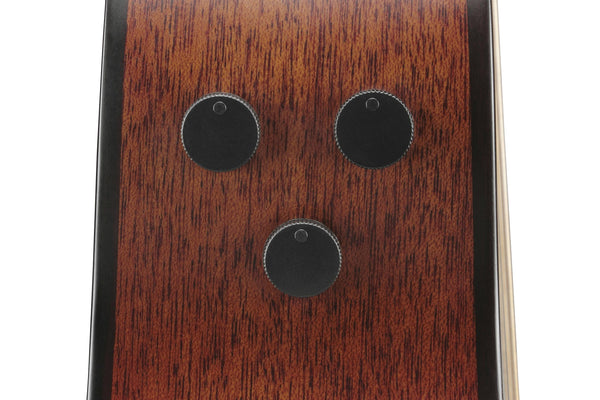 Ibanez Custom Electronics w/Âm lượng thu âm dưới yên ngựa, Âm sắc thu âm dưới yên ngựa và Âm lượng thu âm tiếp xúc
