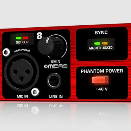 Audio Interface Behringer ADA8200 ULTRAGAIN ADAT