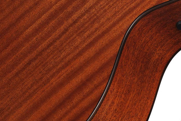 Mặt sau và mặt bên bằng gỗ mahogany châu Phi nguyên khối