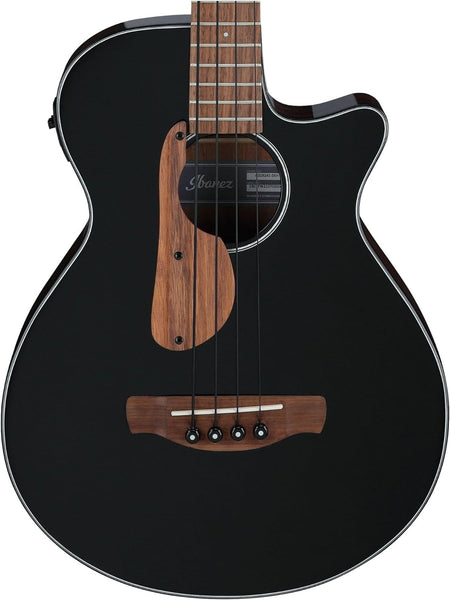 Đàn Guitar Acoustic Bass Ibanez AEGB24E màu Black High Gloss Top