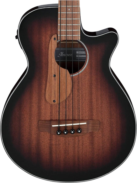 Đàn Guitar Acoustic Bass Ibanez AEGB24E màu Mahogany Sunburst High Gloss