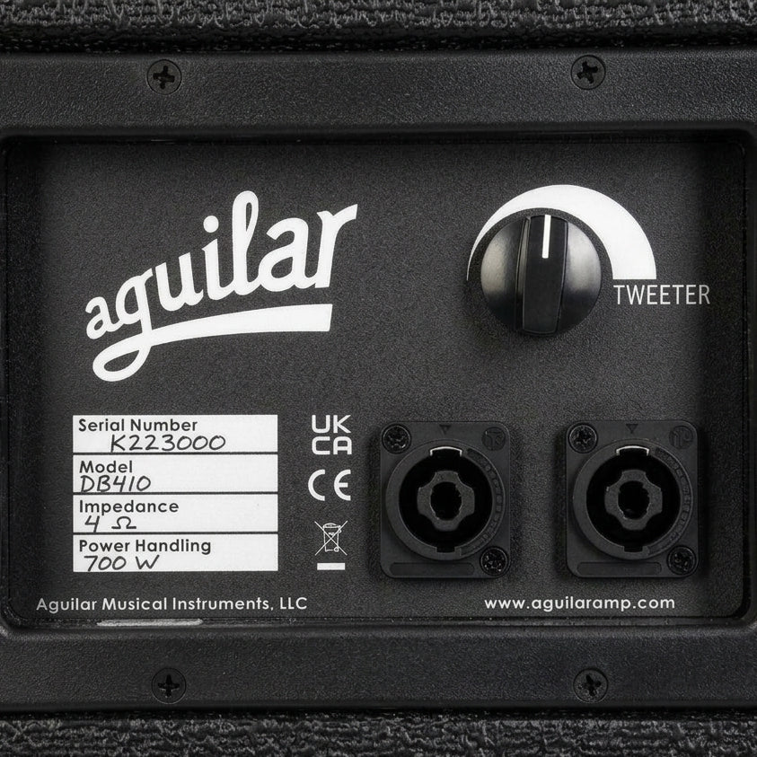 Amplifier Aguilar DB 410 4x10-inch 700-watt Bass Cabinet