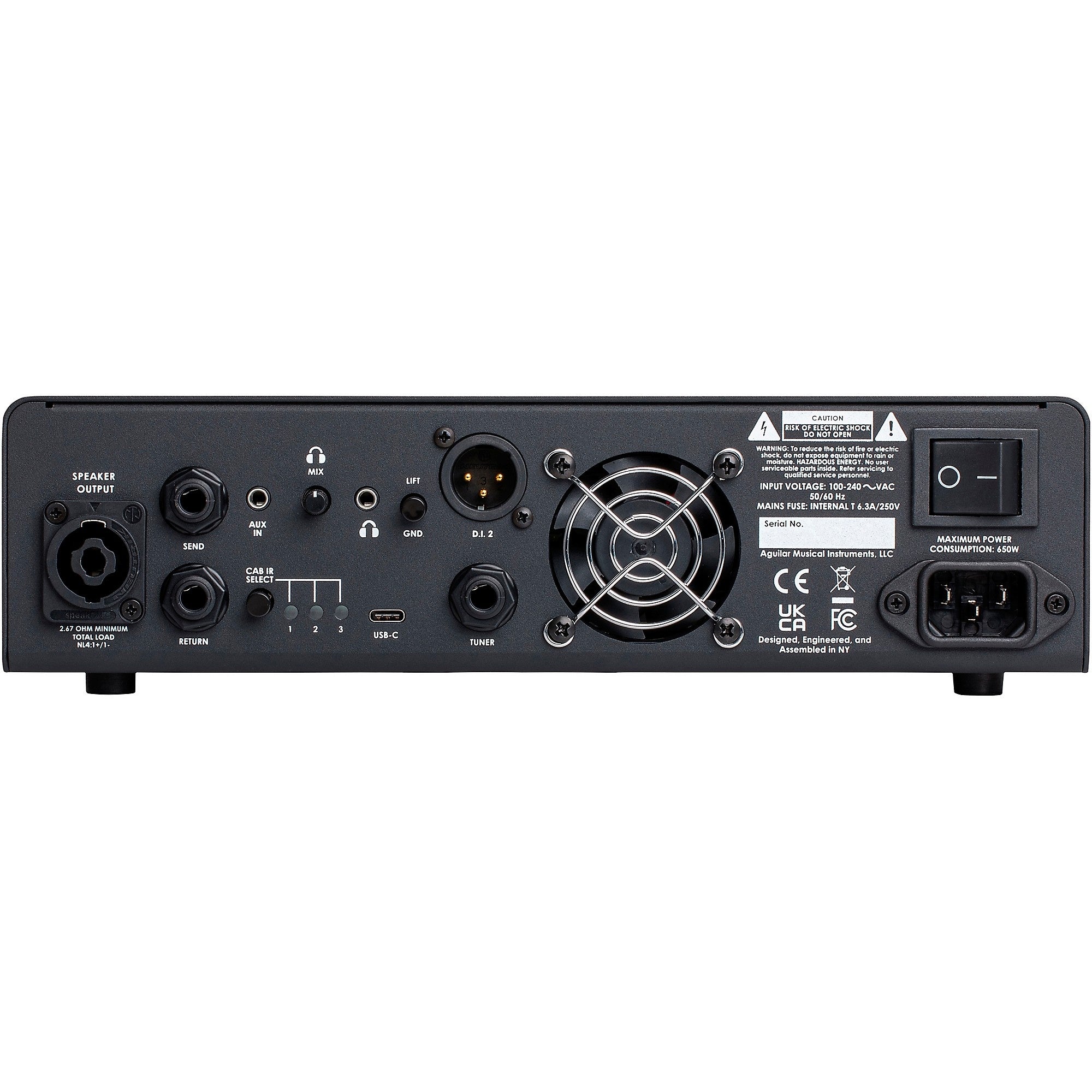 Amplifier Head Bass Aguilar TH500V2 Tone Hammer Gen 2 500-watt