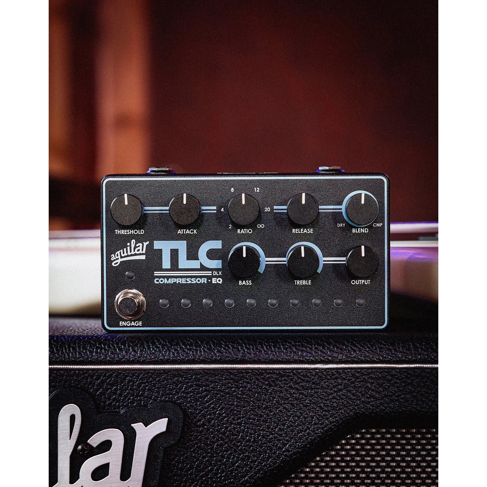 Pedal Guitar Aguilar TLC Compressor EQ DLX Compressor Bass
