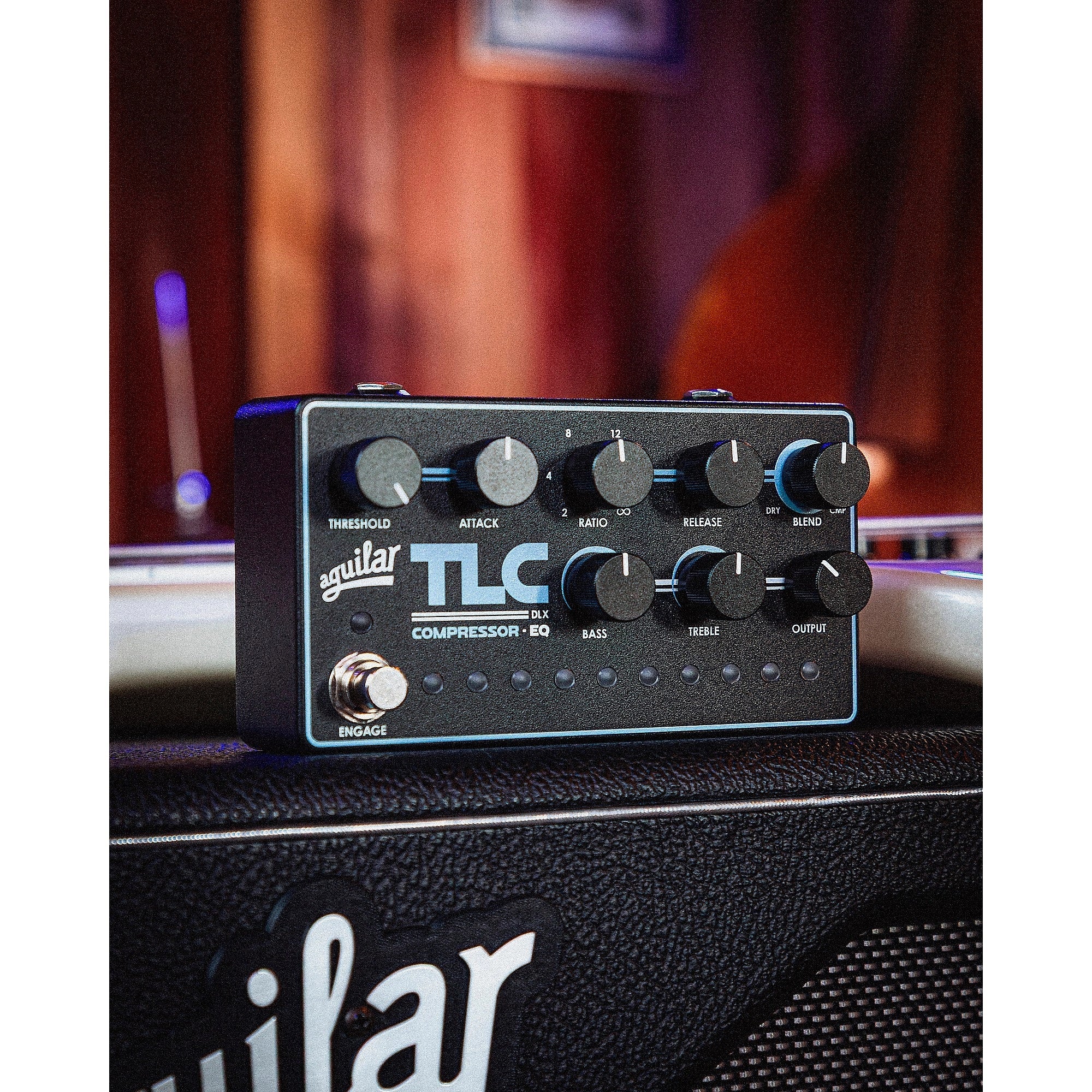 Pedal Guitar Aguilar TLC Compressor EQ DLX Compressor Bass