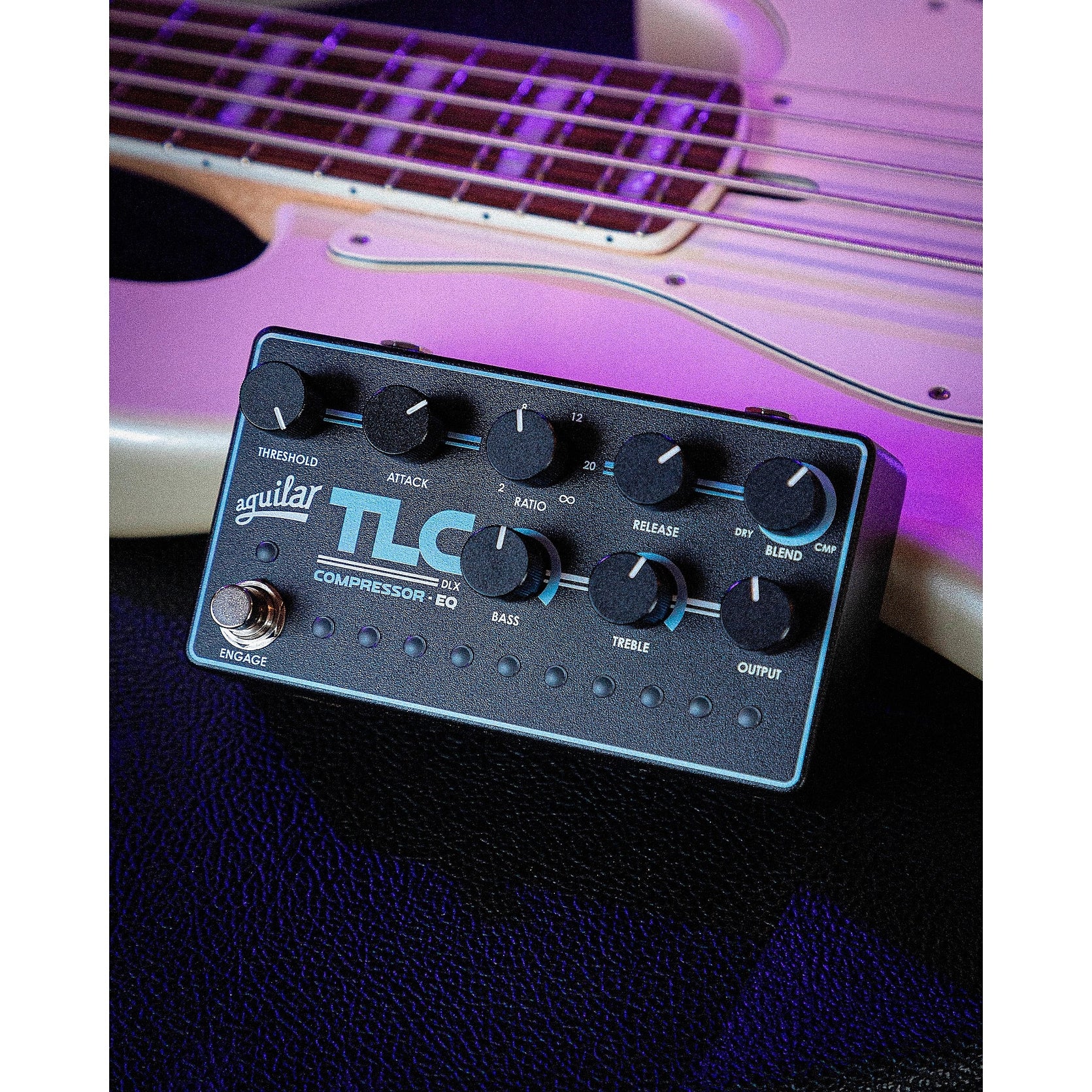 Pedal Guitar Aguilar TLC Compressor EQ DLX Compressor Bass