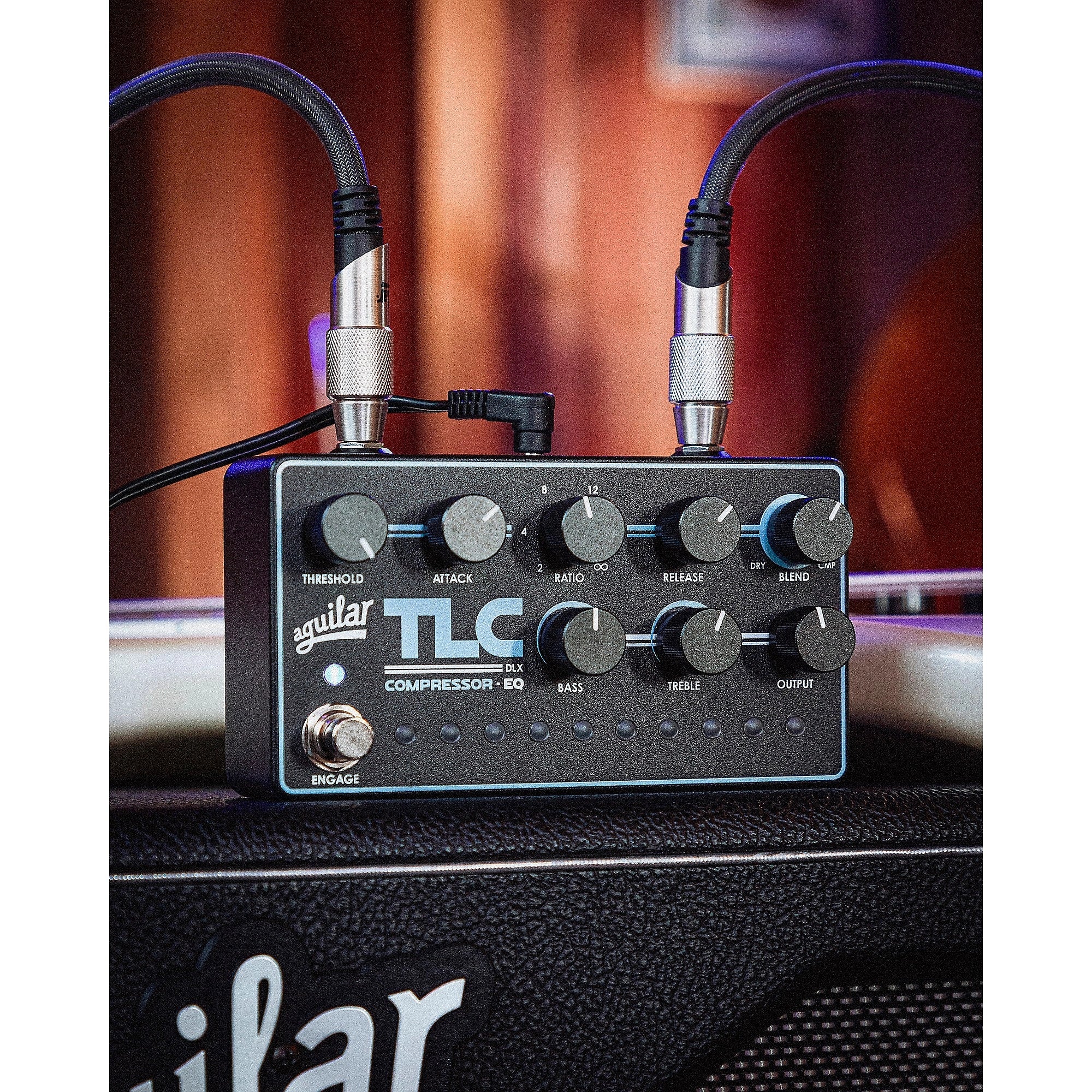 Pedal Guitar Aguilar TLC Compressor EQ DLX Compressor Bass