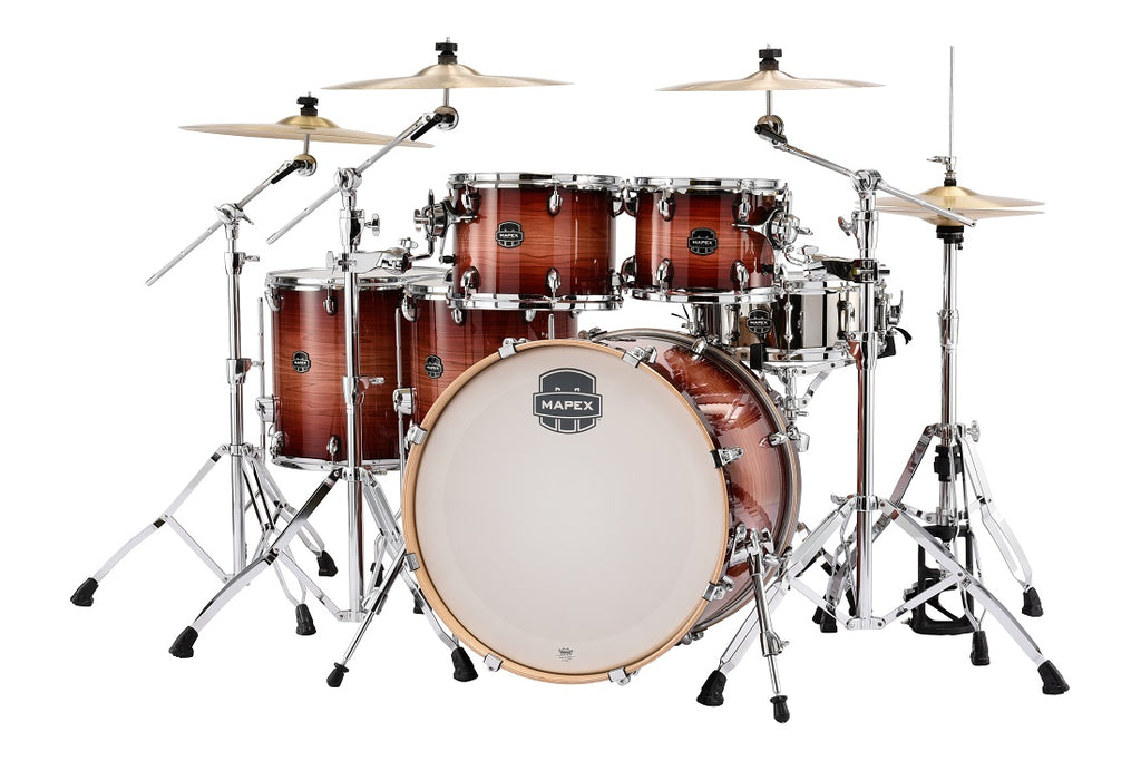 Trống Cơ Mapex AR628S Armony 6-Pc Shell Pack (22"/10"/12"/14"/14"/16") màu Redwood Burst