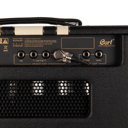 Amplifier Cort Tube Craft CMV15 15-Watts có thiết kế Send/Return ở mặt sau