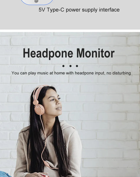 Amplifier Electric Guitar Coolmusic UNIQUE-MINI - Kết nối tai nghe một cách dễ dàng