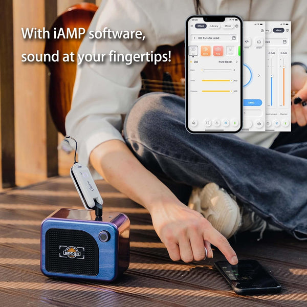 Amplifier Guitar Mooer Hornet 05i - Kết nối Bluetooth một cách dễ dàng