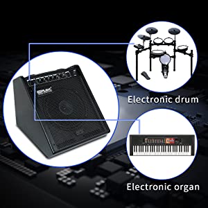 Amplifier Trống Điện Coolmusic DM-100 - Kết nối 2 kênh nhạc cụ