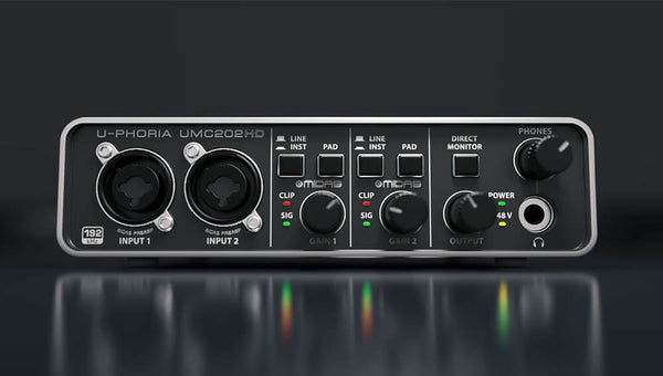 Audio Interface Behringer U-Phoria UMC-202HD