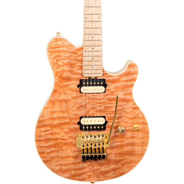 Đàn Guitar Điện Ernie Ball Music Man Axis Premium One Piece Quilt Top - Natural