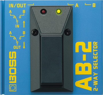 Pedal Guitar Boss AB-2 A/B Selector 2-Way